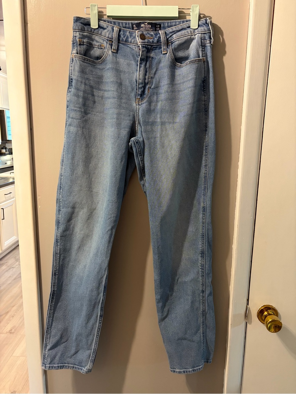 Hollister Light Blue Straight Leg Women's Jeans